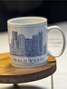 2012 Starbucks Boston Beantown Architecture Series Coffee Mug City Scape 18oz